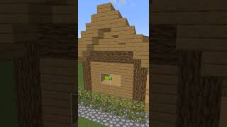 Minecraft Wooden Cabin Design shorts minecraft gaming [upl. by Amin601]