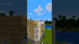 Birch Modern House in Minecraft [upl. by Annahtur]