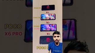 Poco f6 pro vs poco f3 vs all phones pocof1 displaytechnology [upl. by Yokum]