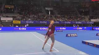 Maellyse Brassart Womens Floor Team Challenge EnBW DTBPokal 2018 Stuttgart2019 [upl. by Krischer]