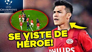 ¡EL CHUCKY LOZANO ¨SALVA¨ al PSV de DERROTA en la CHAMPIONS LEAGUE 👿 [upl. by Dumm]