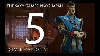 Part 5  Civilization VI Rise and Fall Deity Game as Japan [upl. by Kcin]