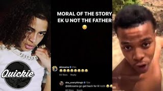 OYOGz Sha Ek GOES IN ON Ddosama Over Paternity Rumors👶🏾😳Quickie251 [upl. by Htiel831]