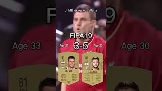 James Milner vs Adam Lallana【FIFA OVR Compilation】ミルナーvsララーナ [upl. by Dorkas859]