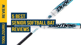 Best Senior Softball Bat In 2024 [upl. by Rehpotsihrc82]