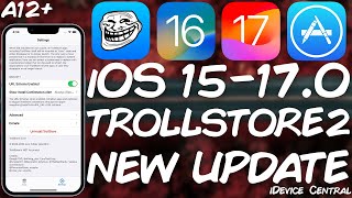 TrollStore 2 Update RELEASED iOS 150  1661  170 ALL DEVICES Enable Developer Mode On Device [upl. by Asfah867]