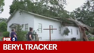 Beryl rips through Houston eyes Arkansas  FOX 5 News [upl. by Urian665]