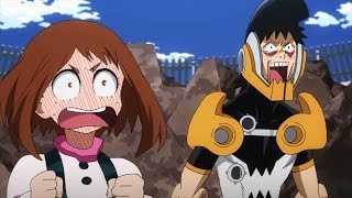 Izuku ask if Uraraka and Sero are real and told that Camie disguised as Uraraka Dub [upl. by Aneema790]