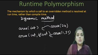 runtime polymorphism in java  dynamic method dispatch in java [upl. by Terrie479]