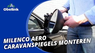 Milenco Aero Caravanspiegels monteren  Instructievideo  Obelink [upl. by Trudy]