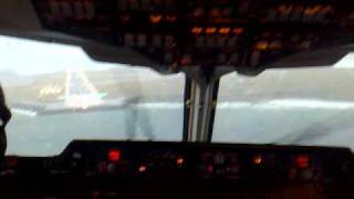 BAe 146 flight deck huge drop Go around Avro RJ BAe 146200 BAe 146300 GOZRH GSMLA Flightline [upl. by Naret]