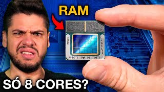 INTEL LUNAR LAKE Novo CPU com MEMÓRIA RAM embutida e só 8 CORES mas promete bater AMD e Qualcomm [upl. by Willin]