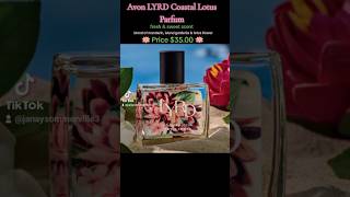 Avon LYRD Coastal Lotus Parfum with notes of mandarin island gardenia amp lotus flower avonfragrance [upl. by Iaw381]