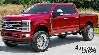 CUSTOM BRAND NEW 2024 FORD F250 PLATINUM IN RAPID RED METALLIC REVIEW FOR SALE [upl. by Kaliope750]