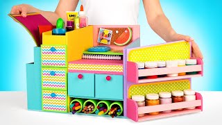 MAKING A NEW CARDBOARD ORGANIZER [upl. by Enrol]