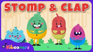 Stomp Clap Dance  THE KIBOOMERS Preschool Movement Songs for Circle Time [upl. by Ahsitra]