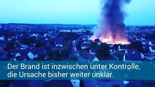 Großbrand in Pfaffenhofen an der Zusam [upl. by Romie443]