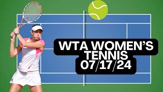 WTA Tennis Predictions Today 071724 FREE PICKS  Palermo Open [upl. by Riocard]