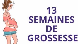 13 SEMAINES DE GROSSESSE ou treizième semaine de grossesse [upl. by Kong]