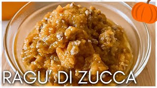 🍂 Segui questa ricetta per il miglior RAGU DI ZUCCA  Veloce cremoso e gustoso [upl. by Emmey]