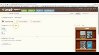 Creating a Free Virtual Bookshelf in Shelfari [upl. by Airyt]