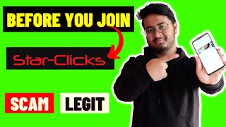 CAN YOU MAKE MONEY STARCLICKS REAL OR FAKE [upl. by Ahsel]