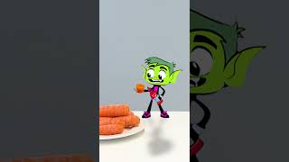 Spicy Food Fire Breath  Teen Titans Go  Watch more on Cartoon Network Shorts [upl. by Ayatan992]