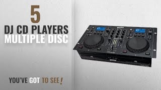 Top 10 Dj Cd Players Multiple Disc 2018 Gemini CDM Series CDM4000 Professional Audio CDMP3USB [upl. by Atteuqram]