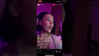 Doja Singing Unreleased Song “Tia Tamera” Instagram Live [upl. by Ayaladnot]