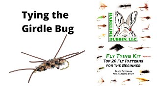 Fly Tying the Girdle Bug  Hareline Fly Tying Material Kit [upl. by Devonne]