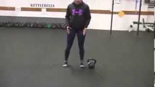 Beginner Kettlebell Exercises for Women Goblet Squat [upl. by Irehj]