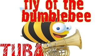 RimskyKorsakov Flight of the Bumblebee  solo BBb TUBA Полет шмеля на тубе ✔ [upl. by Asira]