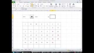 Calendario Automatico Con Excel [upl. by Aidnac777]