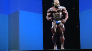 Kai Greene Posing at Arnold Classic Europe Pro 2013 [upl. by Nerag]