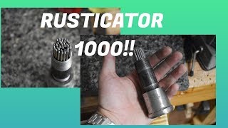 How to make a pipe rustication tool [upl. by Lepley]