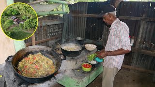 Comida Dominicana del Campo Arenque con Huevos Comida tipica [upl. by Jago]