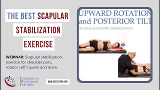 The BEST SCAPULAR STABILIZATION Exercise with DR EVAN OSAR [upl. by Kosak]