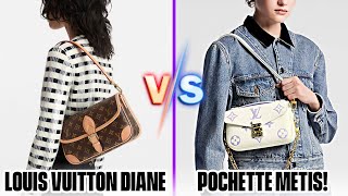 Comparing Louis Vuitton EVERYDAY CLASSIC BAGS Diane vs Pochette Métis which to buy and WHY [upl. by Ahders95]