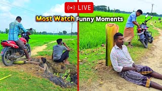 Most Watch Funny Moments LiveVery Amazing funny comedy live video 2024 [upl. by Shum]