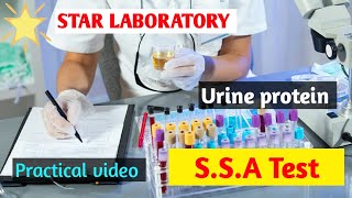 SSA Test for urine proteinsulphosalicylic acid test in urineurine protein TestSTAR LABORATORY [upl. by Archibaldo]