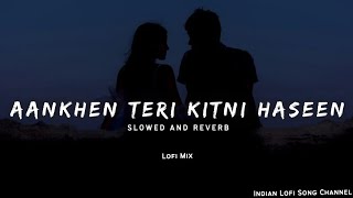 Aankhen Teri Kitni Haseen  Lofi Mix Slowed  Reverb  Lofi Songs  Indian Lofi Song Channel [upl. by Ecydnak]