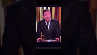 Ricky Gervais Golden Globes Speech UNCENSORED [upl. by Pesek654]