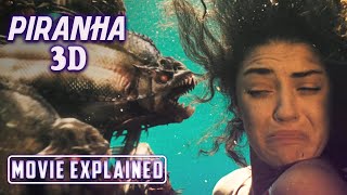 Piranha 3D 2010 Movie Explained in Hindi Urdu  Piranha Movie [upl. by Bernadina418]