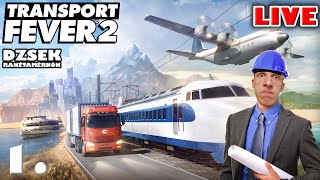 🔴 Transport Fever 2  1 Rész  Mindent IS Transzportálunk [upl. by Ayahsal586]