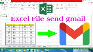 how to send excel sheet in gmail  how to send excel file to gmail  how to send excel file in gmail [upl. by Lotsirb937]