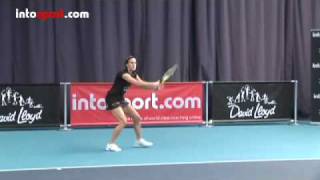 Tennis Forehand Basic Technique [upl. by Armstrong]