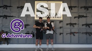 Shooting GUNS in Asia Travels with OSB Part 1 [upl. by Charissa]