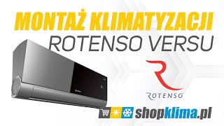 Montaż Klimatyzacji Rotenso Versu 35kW  Tychy [upl. by Nytsirc]