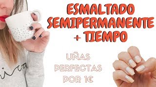 CÓMO ALARGAR LA MANICURA SEMIPERMANENTE  Ideas para manicura navideña [upl. by Penland]