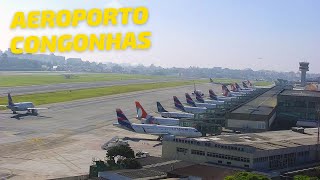 1 SBSP LIVE  CGH AIRPORT  AEROPORTO DE SÃO PAULO CONGONHAS  CÂMERA 24H FULL ATC [upl. by Rhianna]